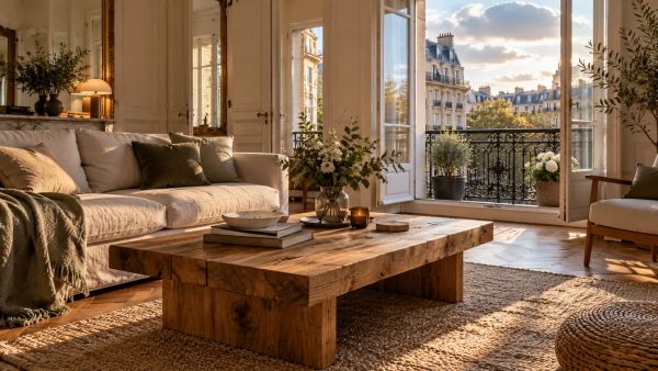 10 tables basses en bois massif pour transformer votre salon